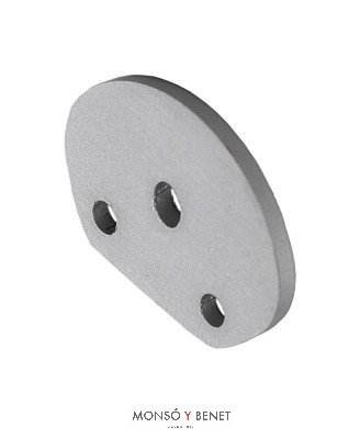 TAPA CON AGUJERO PASACABLE PARA PERFIL TORINO DE DIFUSOR DE