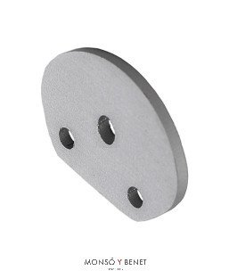 TAPA CON AGUJERO PASACABLE PARA PERFIL TORINO DE DIFUSOR DE