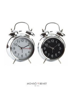 DESPERTADOR CLASICO ELECTRÓNICO ALARMA MECÁNICA DC-3002