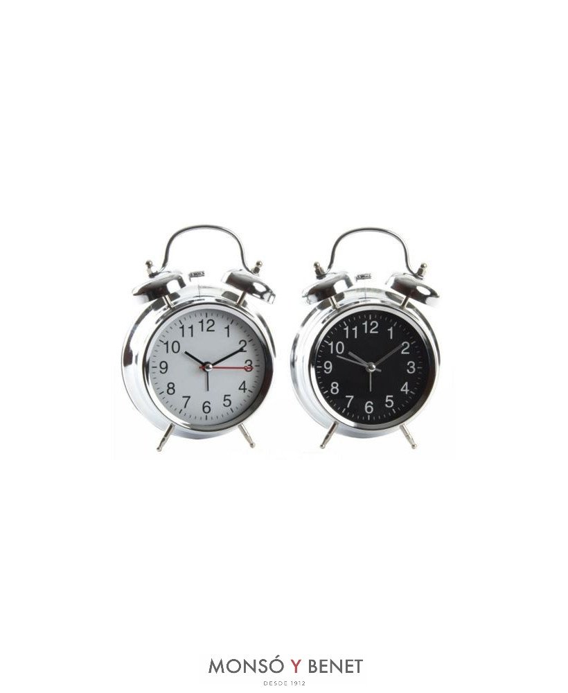 DESPERTADOR CLASICO ELECTRÓNICO ALARMA MECÁNICA DC-3002
