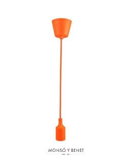 COLGANTE LAMPARA 7207-T NARANJA