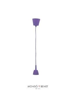 COLGANTE LAMPARA 7207-T MORADO