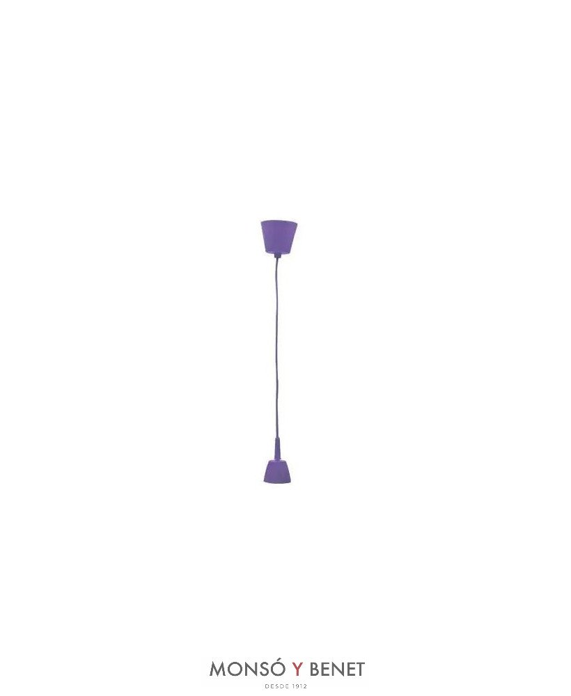 COLGANTE LAMPARA 7207-T MORADO