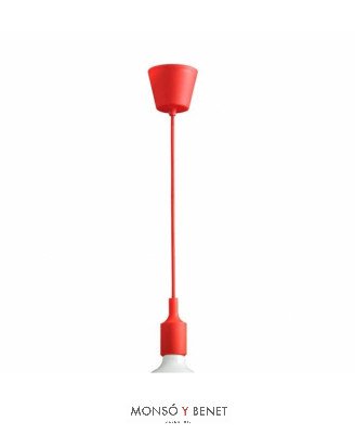 COLGANTE LAMPARA 7207-T ROJO