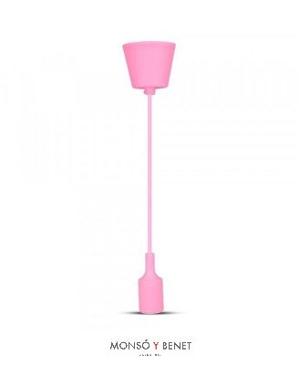 COLGANTE LAMPARA 7207-T ROSA