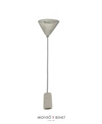 COLGANTE LAMPARA 7207-H HORMIGON
