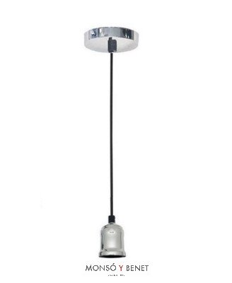 COLGANTE LAMPARA C/ARANDELA 77507 CROMADO