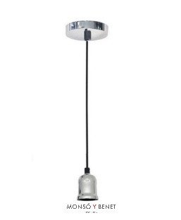 COLGANTE LAMPARA C/ARANDELA 77507 CROMADO