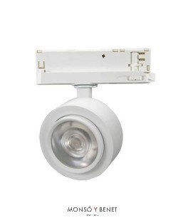 FOCO CARRIL COB LED 20W PC203 BLANCO 15-45g 3000K