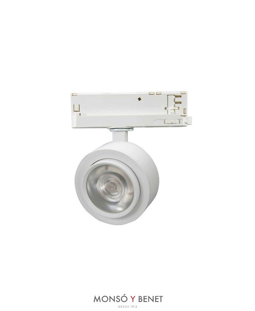 FOCO CARRIL COB LED 20W PC203 BLANCO 15-45g 3000K