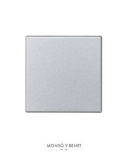 PLACA GRANDE CIEGA 26656 ALUMINIO