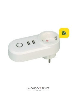 RECEPTOR WIFI + BASE + INTERRUPTOR WIFI + CARGA USB IW-1191