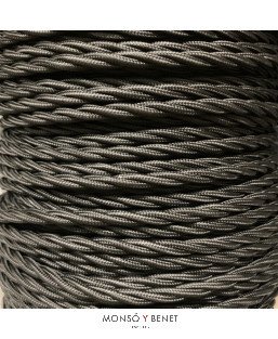 ROLLO 100M.TRENZADO 3X1.5 NEGRO