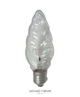 BOMBILLA VEL.RIZADA T48X140 40W E27
