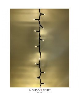 EXTENSION 180 LEDS FRIOS Y MOVIMIENTO CABLE VERDE D18059