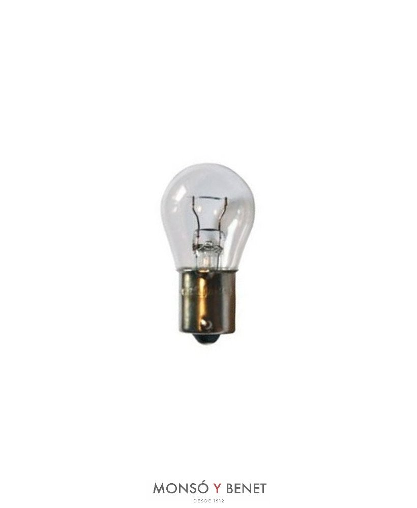 BOMBILLA PILOTO SEÑALIZACION O MOVIOLA 12V 15W BA15S