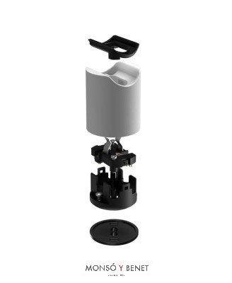 PORTALAMPARAS LINESTRA 1 CASQUILLO PLS14DPB BLANCO