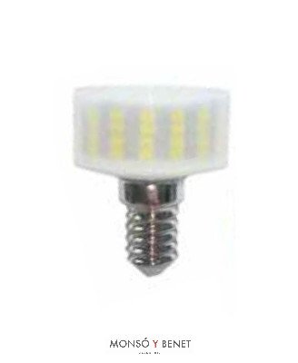 BOMBILLA LED TUBULAR 230V 9W E14 10PH3M 3000K