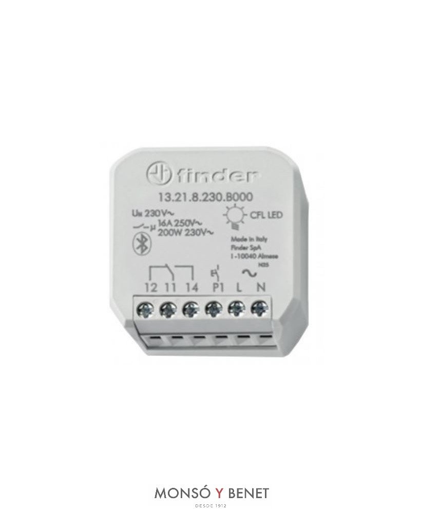 TELERRUPTOR BLUETOOTH MULTIFUNCIÓN 1 CONTACTO SECO 16A