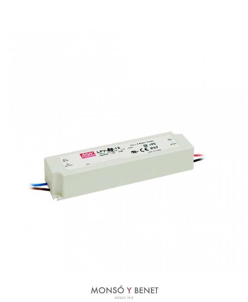 FUENTE DE TENSIÓN CONSTANTE LED 230V-12V./150W. CE150 IP67