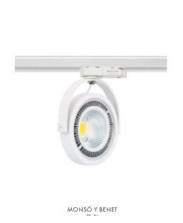 FOCO CARRIL GU10 AR111 PC-915 B BLANCO