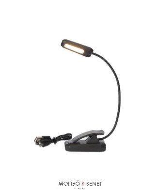 LINTERNA PINZA LED LP-2184 COLOR NEGRO