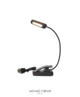 LINTERNA PINZA LED LP-2184 COLOR NEGRO