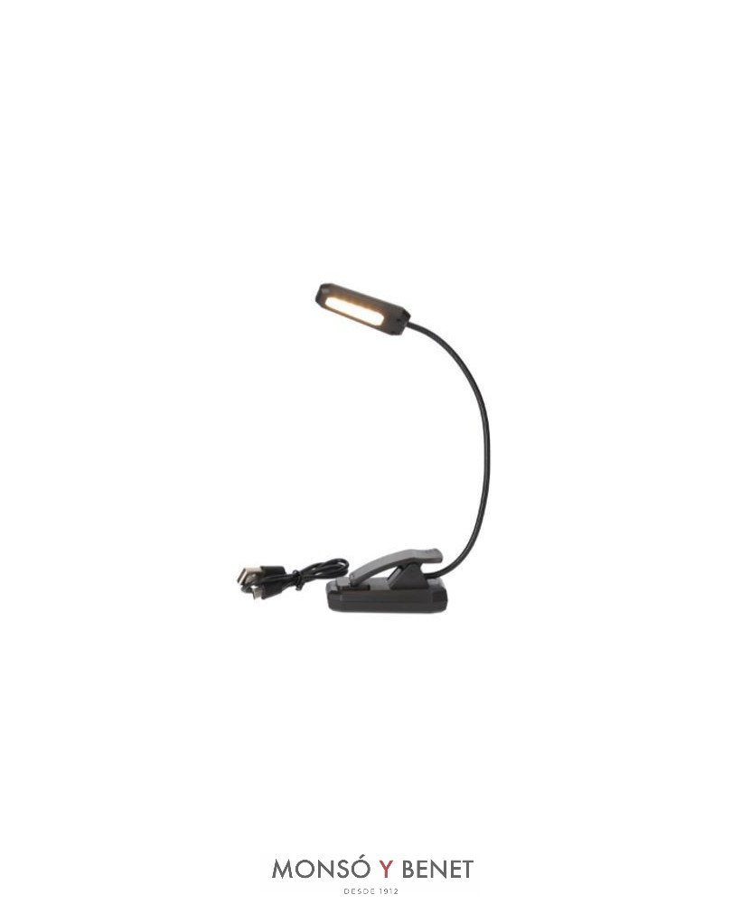 LINTERNA PINZA LED LP-2184 COLOR NEGRO