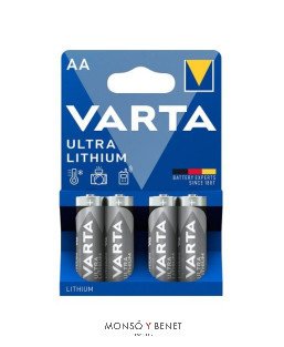 BLISTER 4 PILAS LITIO LTR06B