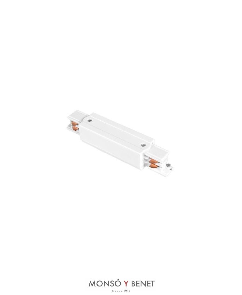 UNION CON CONTACTO Y CAJA CARRILES TIPO EUTRAC 97022 BLANCO