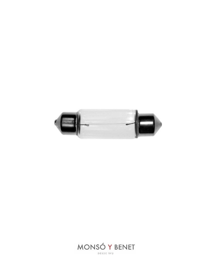 BOMBILLA AUTO 6405 12V 5W 11x44mm.