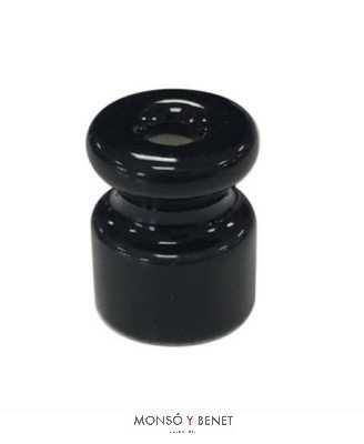 AISLADOR PORCELANA No. 6103-18 NEGRO