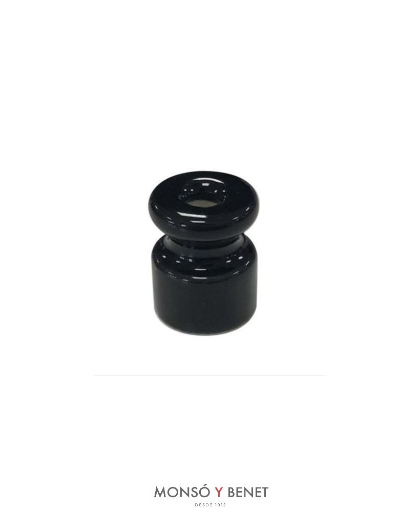 AISLADOR PORCELANA No. 6103-18 NEGRO