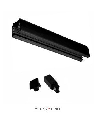 CARRIL UNIVERSAL TRIFASICO EU-330 N 300CM. NEGRO