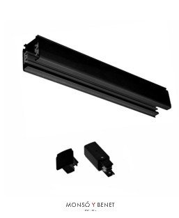 CARRIL UNIVERSAL TRIFASICO EU-330 N 300CM. NEGRO