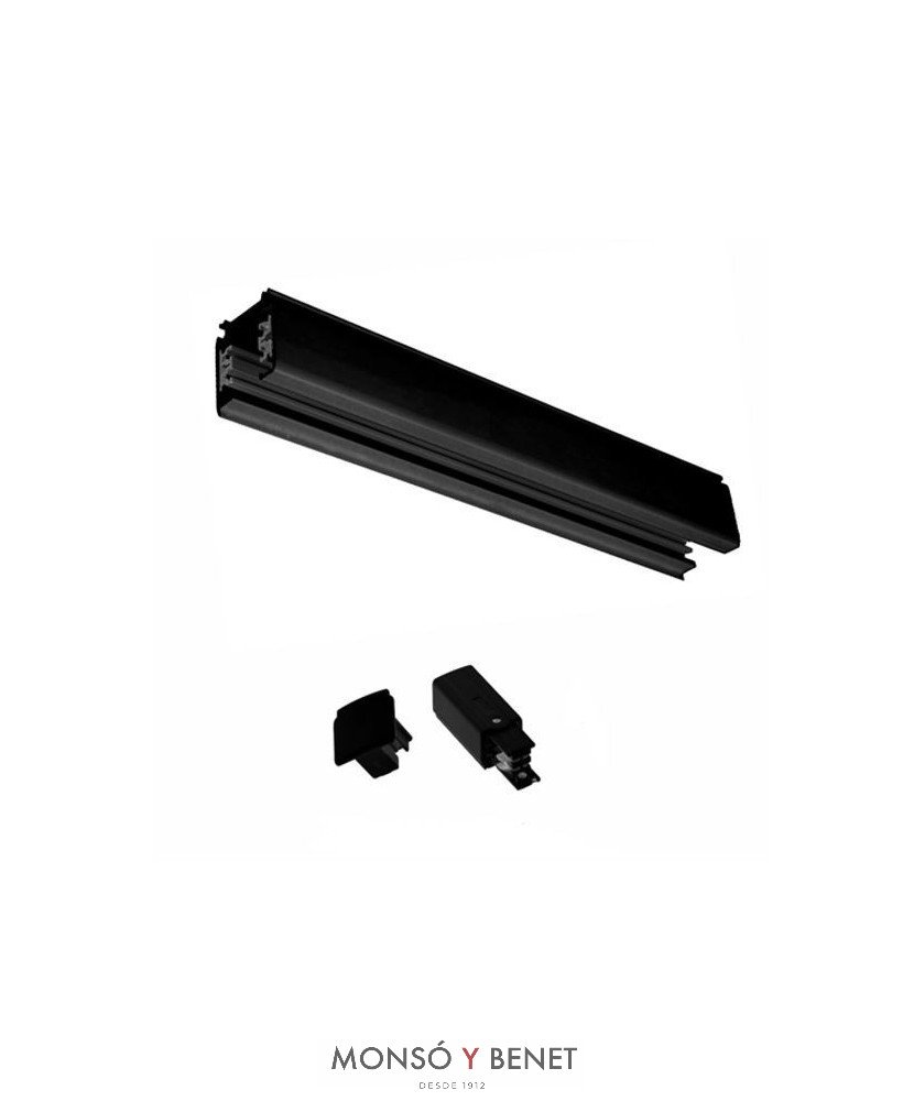 CARRIL UNIVERSAL TRIFASICO EU-330 N 300CM. NEGRO
