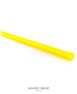 FUNDA DE TUBO FLUORESCENTE 18W AMARILLA