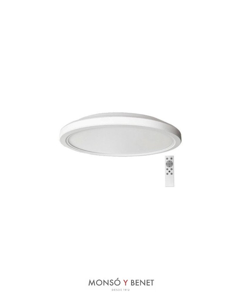 PLAFON REDONDO LED 24W RGB +BLANCO CCT PMR-575 CON MANDO