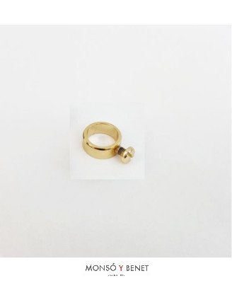 ARO CON TORNILLO No. 6312 DORADO