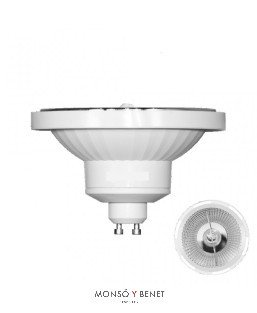 BOMBILLA AR111 LED 16E12U 230V 15W 45g. GU10 2700K CRI80