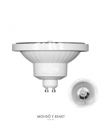 BOMBILLA AR111 LED 16E14U 230V 15W 45g. GU10 4000K CRI80
