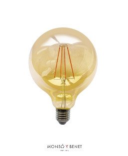 BOMBILLA LED GLOBO 125mm.ULTRACALIDO DIMABLE 08G1AM E27 2200