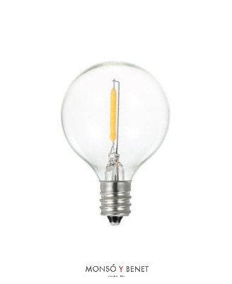 BOMBILLA LED ESFERICA 230V 1W 01LRE12 E12 2700K