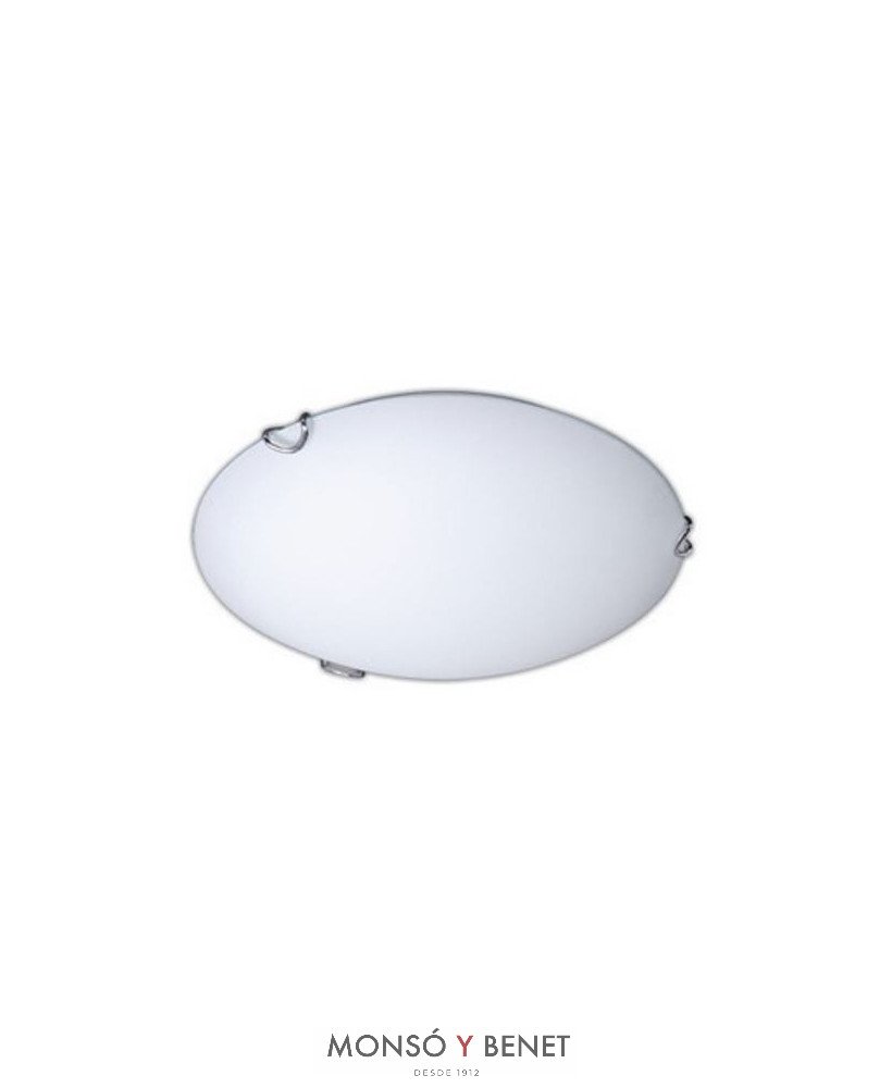 PLAFON REDONDO ZUGO-40 PLATA