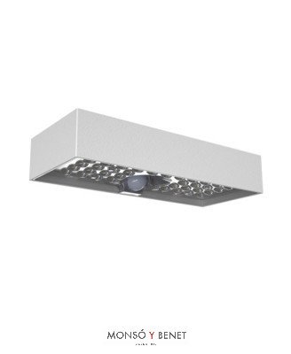 APLIQUE SOLAR CON DETECTOR PIR AS-2754 B BLANCO IP65