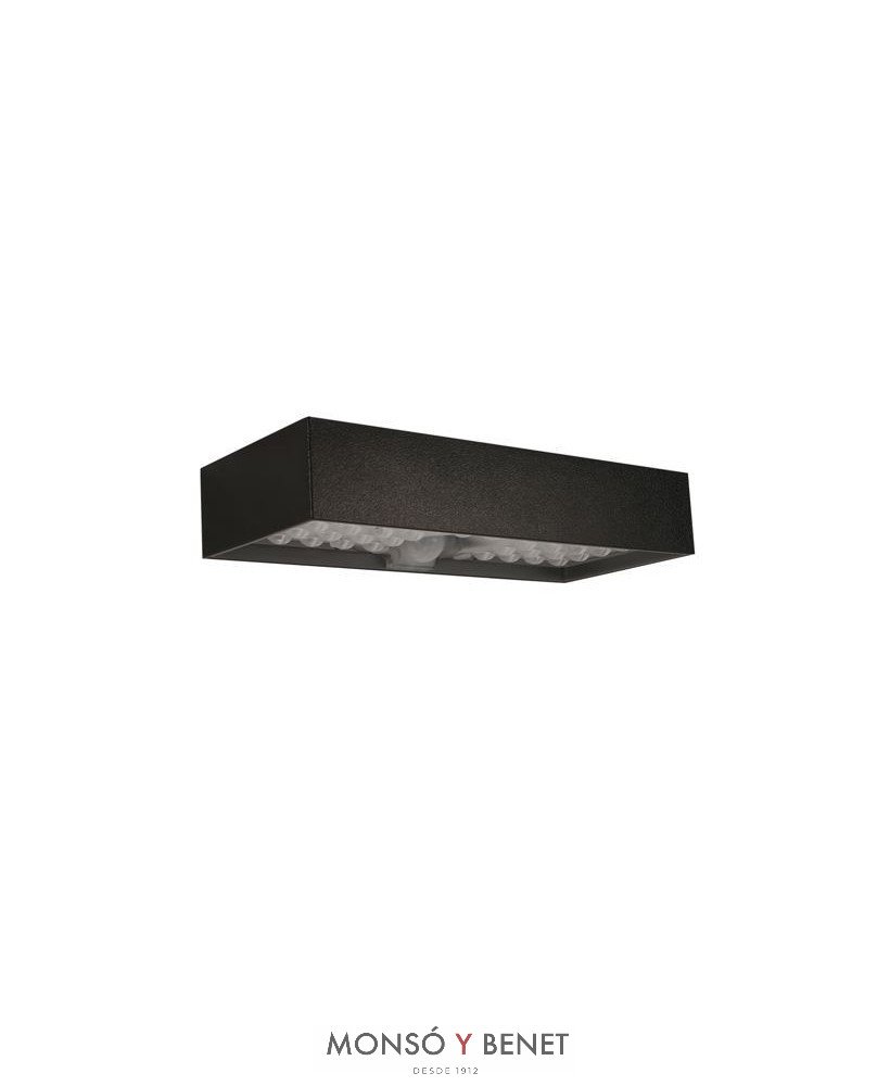APLIQUE SOLAR CON DETECTOR PIR AS-2754 N NEGRO IP65