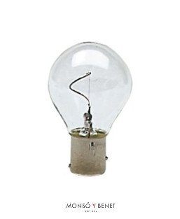 BOMBILLA NAVEGACION TODO HORIZONTE 24V 25W BAY15D 1500 H.