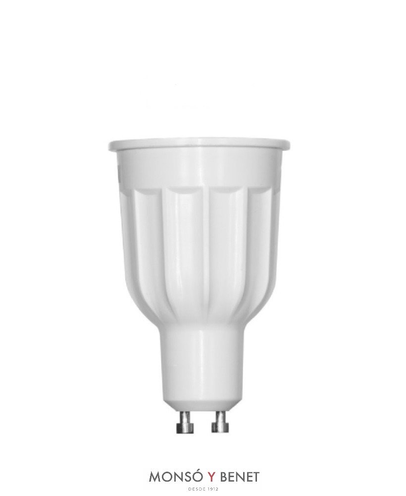 BOMBILLA LED LARGA DIMABLE Ø50mm.230V 12BD3U GU10 60º 3000K