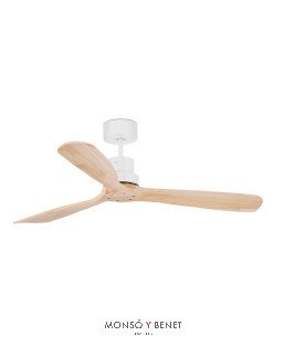 33561DC d.1320mm - LANTAU L Ventilador blanco/pino DC