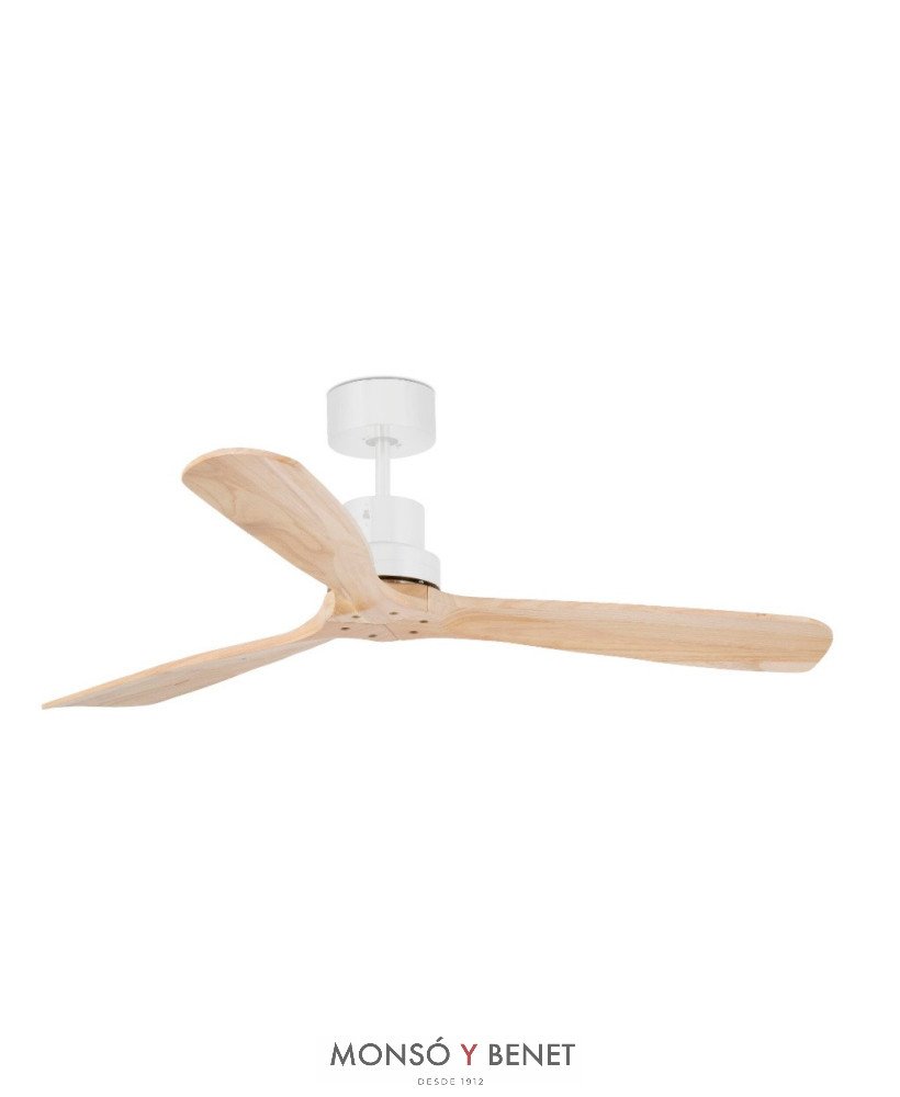 33561DC d.1320mm - LANTAU L Ventilador blanco/pino DC